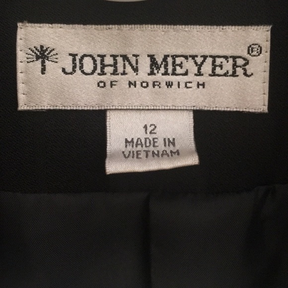 John Meyer of Norwich Black Blazer Jacket - Picture 5 of 5